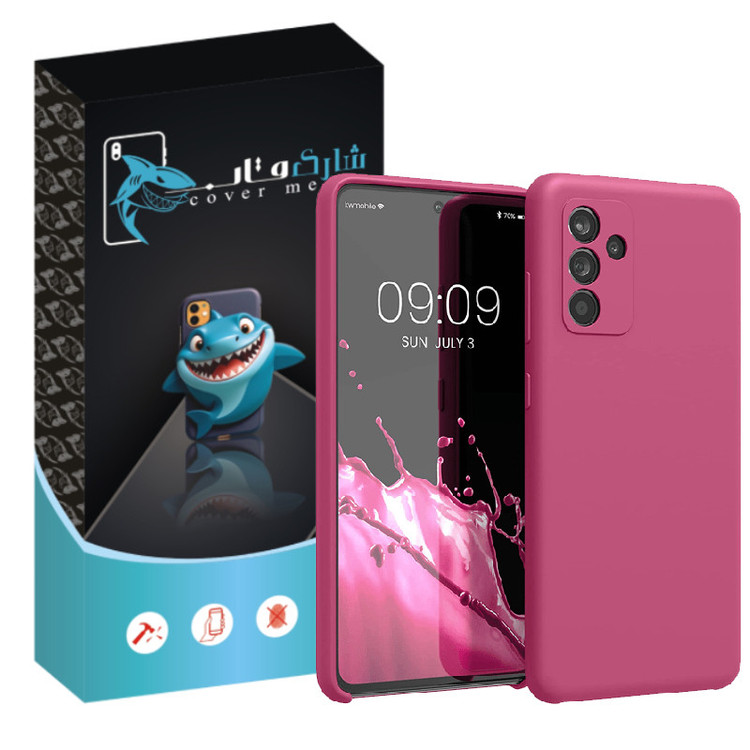 کاور شارک قاب مدل سیلیکونی پاک کنی مناسب برای گوشی موبایل سامسونگ Galaxy A16