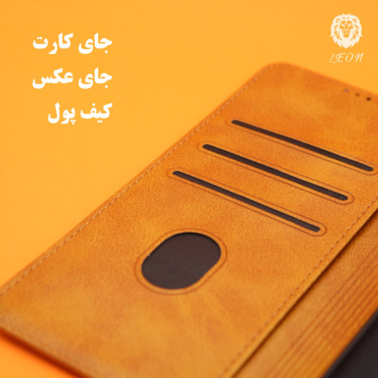 کیف کلاسوری لئون مدل Khoshi مناسب برای گوشی موبایل شیائومی Poco X4 Gt