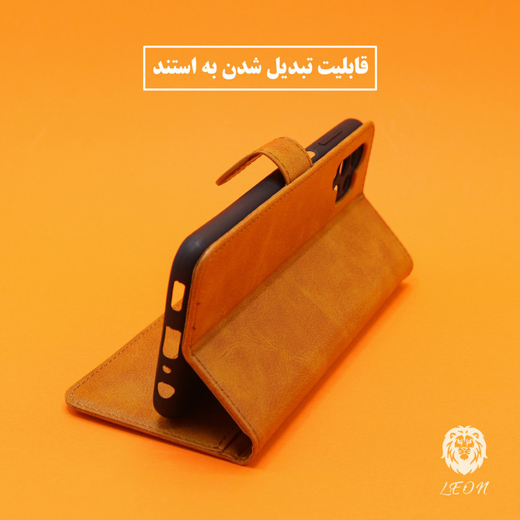 کیف کلاسوری لئون مدل Khoshi مناسب برای گوشی موبایل شیائومی Poco X4 Gt
