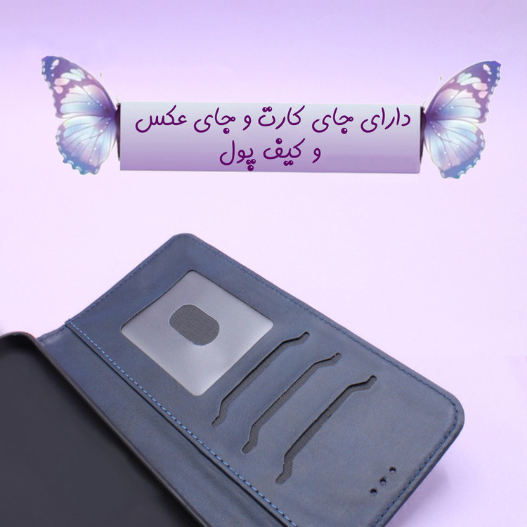 کیف کلاسوری مدل Night مناسب برای گوشی موبایل سامسونگ Galaxy M13 4G به همراه بندآویز