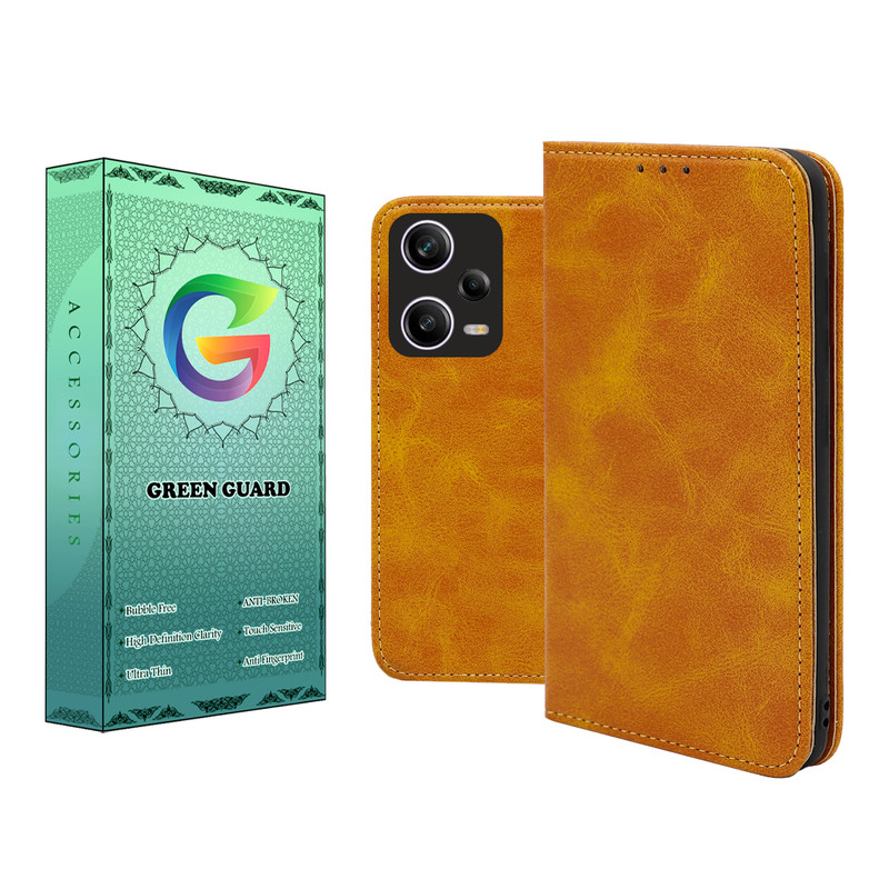کیف کلاسوری گرین گارد طرح چرمی مدل Bitta مناسب برای گوشی موبایل شیائومی Redmi Note 12 Pro 5G