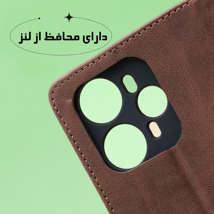 کیف کلاسوری دیامانته مدل Scusa Rd مناسب برای گوشی موبایل شیائومی Poco F4 به همراه بند آویز