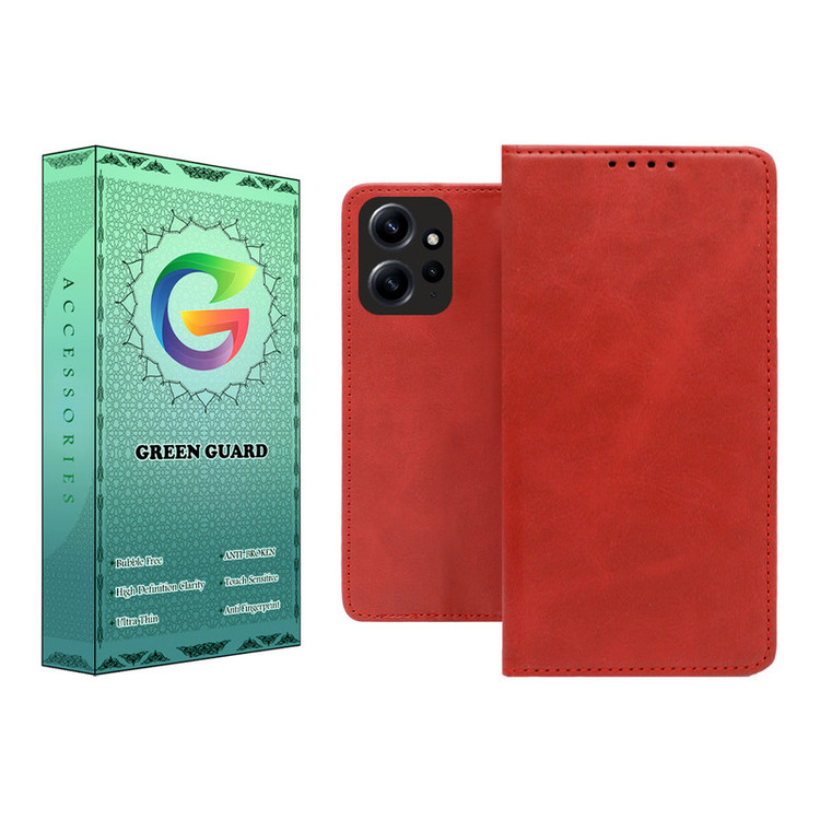 کیف کلاسوری گرین گارد طرح چرمی مدل Bitta مناسب برای گوشی موبایل شیائومی Redmi Note 12 4G