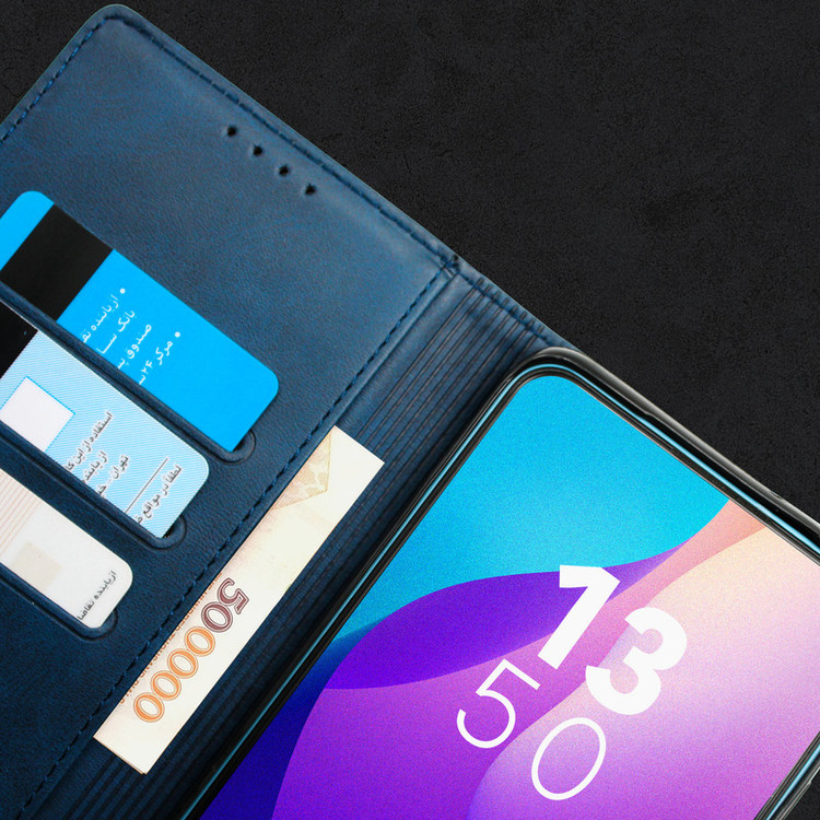 کیف کلاسوری مونیکا مدل چرمی مناسب برای گوشی موبایل شیائومی Redmi Note 11 Pro Plus