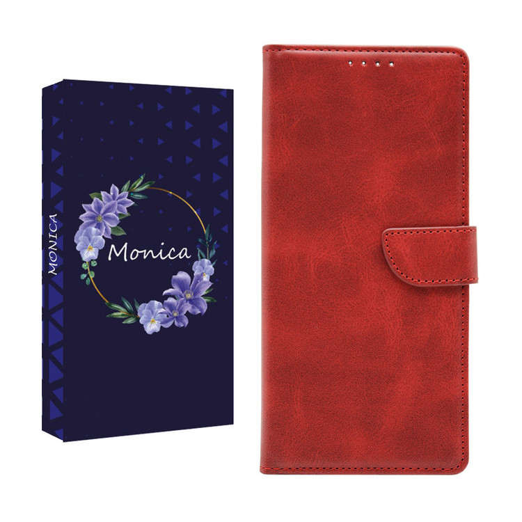کیف کلاسوری مونیکا مدل چرمی مناسب برای گوشی موبایل شیائومی Redmi Note 11 Pro Plus
