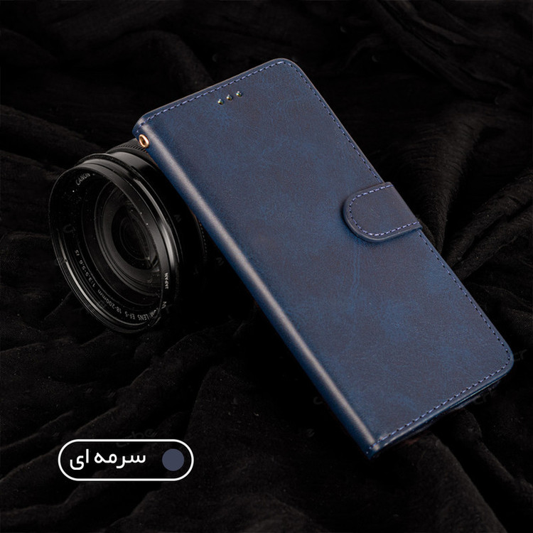 کیف کلاسوری کلومن مدل چرمی مناسب برای گوشی موبایل سامسونگ Galaxy A10 / M10 به همراه بند آویز