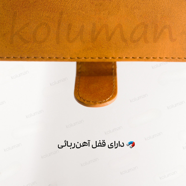 کیف کلاسوری کلومن مدل چرمی مناسب برای گوشی موبایل سامسونگ Galaxy A10 / M10 به همراه بند آویز