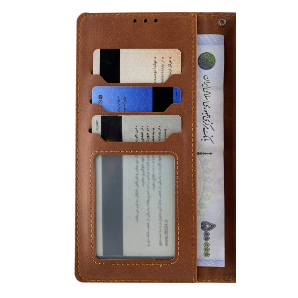 کیف کلاسوری مدل چرمی مناسب برای گوشی موبایل سامسونگ Galaxy A05