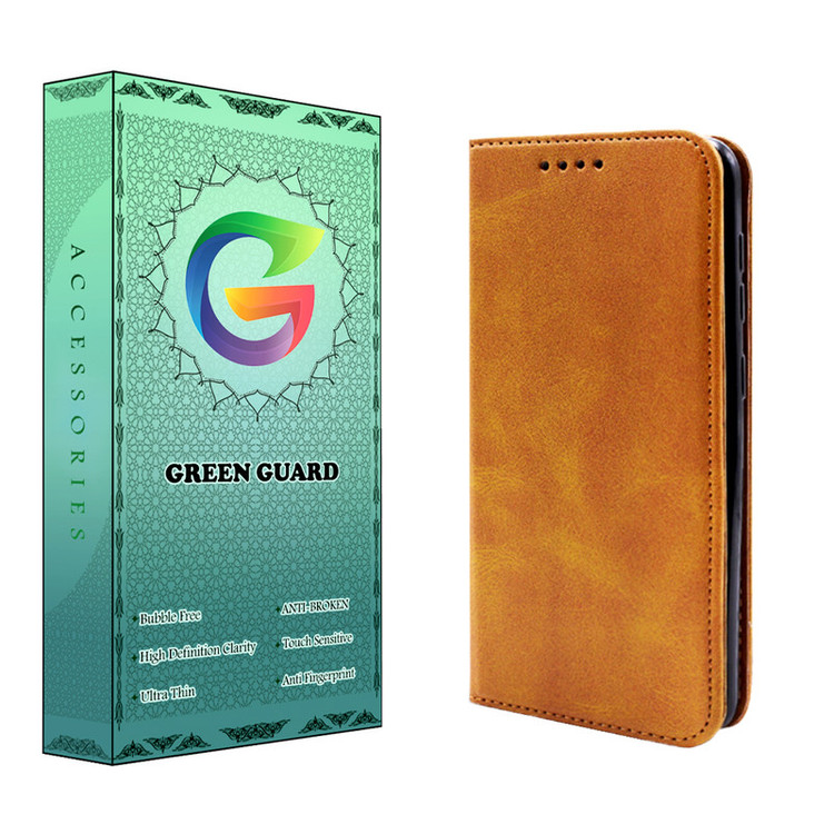 کیف کلاسوری گرین گارد مدل چرمی کد Ggi5 مناسب برای گوشی موبایل شیائومی Redmi Note 8 Pro
