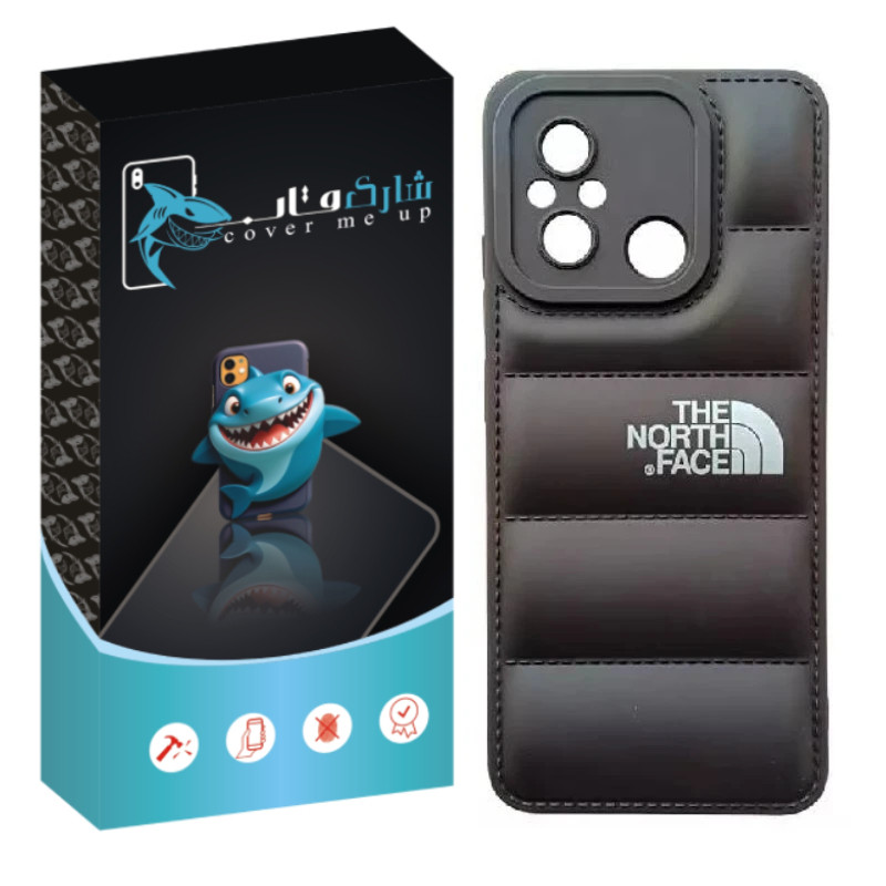 کاور شارک قاب مدل پافری TNF مناسب برای گوشی موبایل شیائومی Redmi 12C