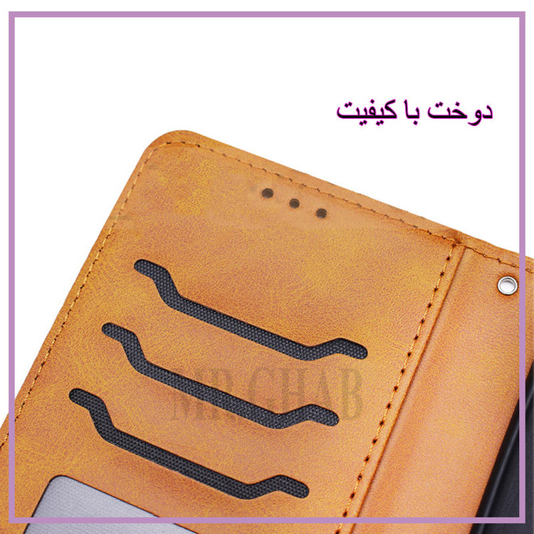 کیف کلاسوری مستر قاب مدل چرمی مناسب برای گوشی موبایل سامسونگ Galaxy A35
