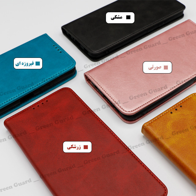 کیف کلاسوری گرین گارد طرح چرمی مدل Bitta مناسب برای گوشی موبایل شیائومی Redmi Note 8 Pro
