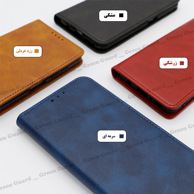 کیف کلاسوری گرین گارد طرح چرمی مدل Bitta مناسب برای گوشی موبایل شیائومی Redmi Note 8 Pro