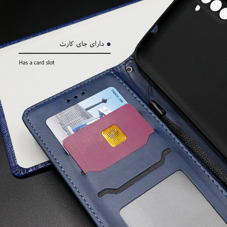 کیف کلاسوری گرین گارد طرح چرمی مدل Landing کد 03 مناسب برای گوشی موبایل سامسونگ Galaxy A05 به همراه بند آویز