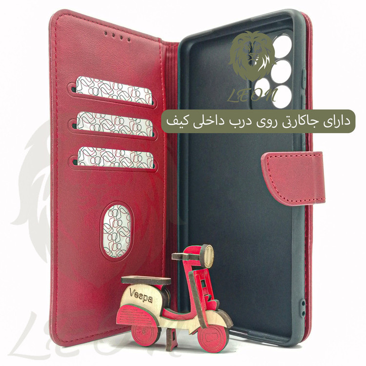 کیف کلاسوری لئون مدل Borsa مناسب برای گوشی موبایل شیائومی Poco F4