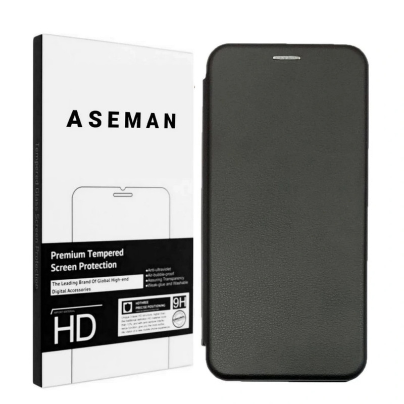کیف کلاسوری آسمان مدل چرمی 08 مناسب برای گوشی موبایل سامسونگ Galaxy A20