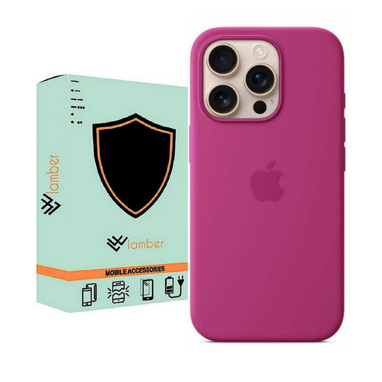 کاور لمبر مدل سیلیکونِی مناسب برای گوشی موبایل اپل Iphone 16 Pro Max