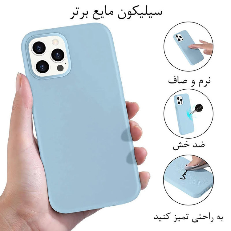 کاور لمبر مدل سیلیکونِی مناسب برای گوشی موبایل اپل Iphone 16 Pro Max