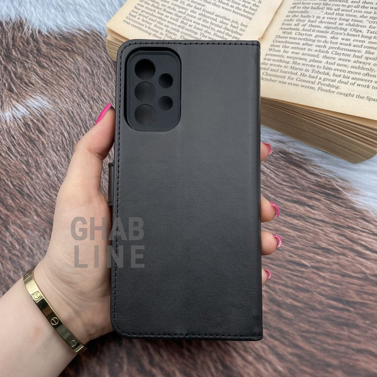 کیف کلاسوری قاب لاین مدل KIFCLABL-GL مناسب برای گوشی موبایل شیائومی Redmi A1 Plus / Redmi A2 Plus / Poco C51