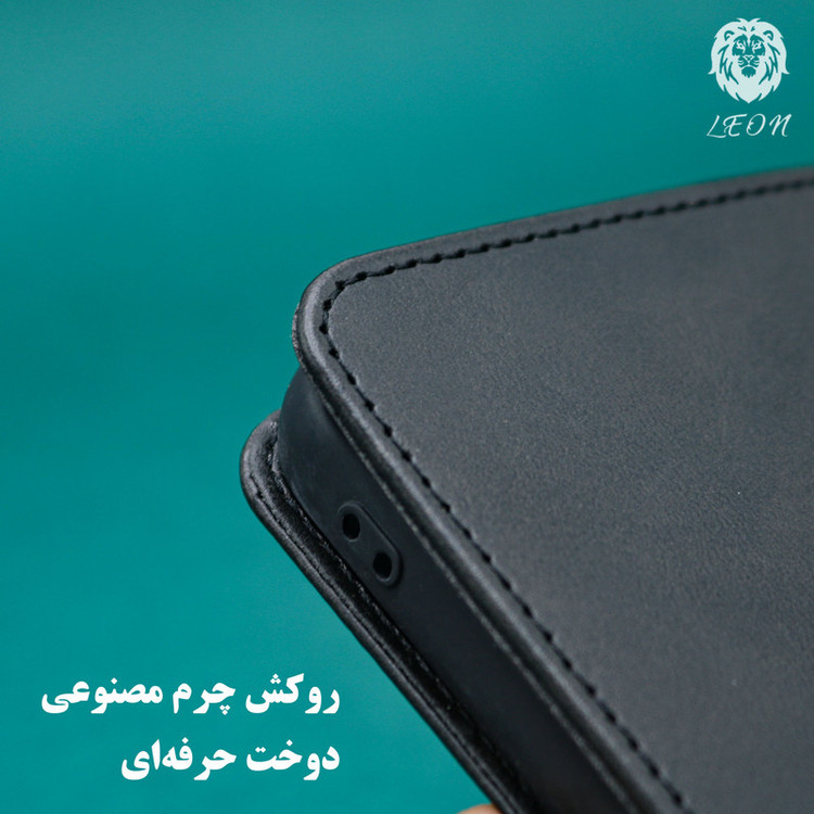 کیف کلاسوری لئون مدل Mortand Oro مناسب برای گوشی موبایل آنر X6