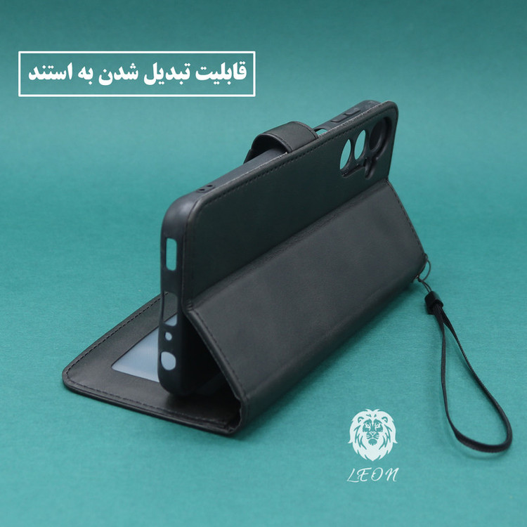 کیف کلاسوری لئون مدل Mortand Oro مناسب برای گوشی موبایل آنر X6