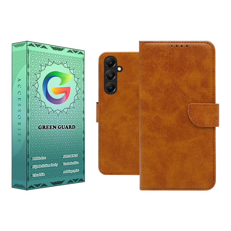 کیف کلاسوری گرین گارد مدل چرمی مگنتی کد Hb-G10 مناسب برای گوشی موبایل سامسونگ Galaxy A05S