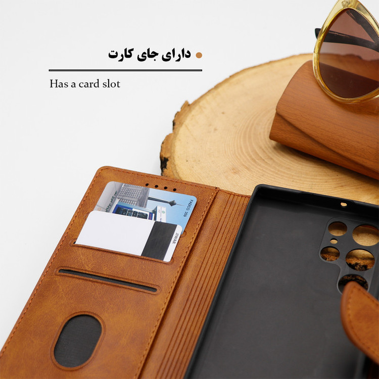کیف کلاسوری گرین گارد مدل چرمی مگنتی کد Hb-G10 مناسب برای گوشی موبایل سامسونگ Galaxy A05S